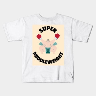 Super Middle Boxer Kids T-Shirt